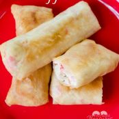 Crab Rangoon Egg Rolls