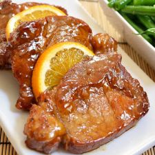 Orange Molasses Pork Chops
