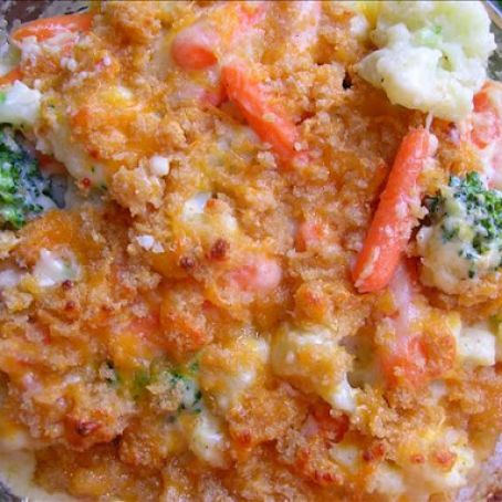 Cauliflower and Carrot Gratin