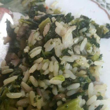 Kale and Rice