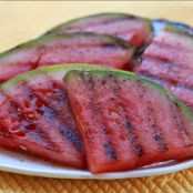 Grilled Watermelon Fillets with Watercress and Mint