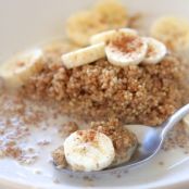 porridge - Microwave Cinnamon Maple Breakfast Quinoa