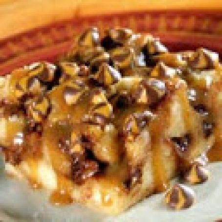 Swirled Caramel Bread Pudding