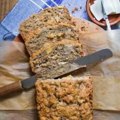 Tropical Banana Bread with Macadamia Nuts, Pineapple, and Coconut