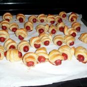 Mini Hotdogs in Puff Pastry