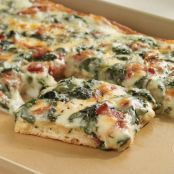 Pizza, Spinach Carbonara