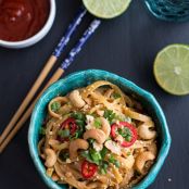 Sriracha Lime & Creamy Cashew Fettuccine.