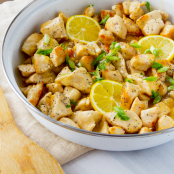 Skinny Lemon Chicken Skillet