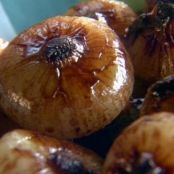 Cipollini Onions Braised in Red Wine
