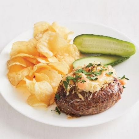 Mini Reuben Meatloaves