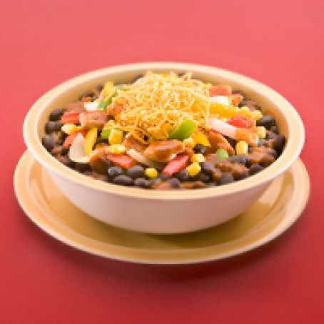 Southwest chicken and beans