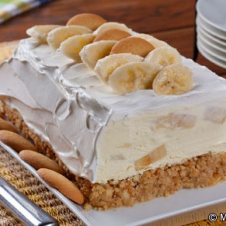 Banana Pudding Freezer Cake