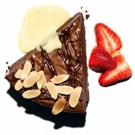 CHOCOLATE TRUFFLE PIE w/ORANGE SABAYON