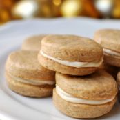 Eggnog Cream Sandwich Cookies