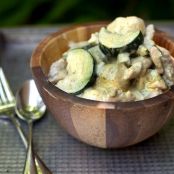 Thai Green Coconut Curry with Chicken and Zucchini
