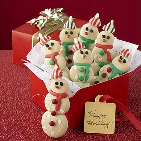 Cute Snowman Cookies