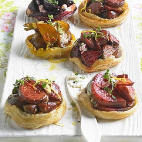 Lemony Beet Tarts