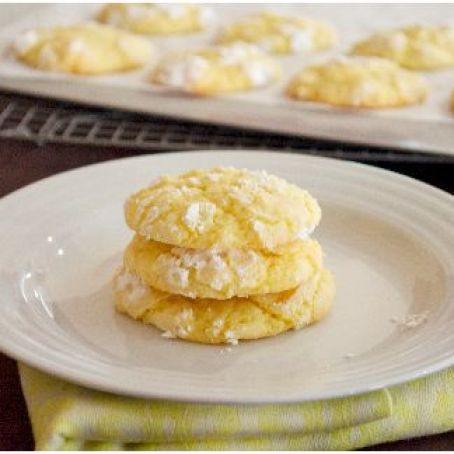 Lemon Burst Cookies (from scratch)