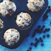 Brown Sugar Blueberry Muffins