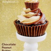 The ULTIMATE Chocolate Peanut Butter Cupcakes