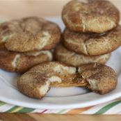 Caramel Stuffed Snickerdoodles