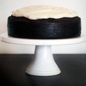 Dark Chocolate Guinness Cake with Baileys Cream Cheese Icing - Love Swah