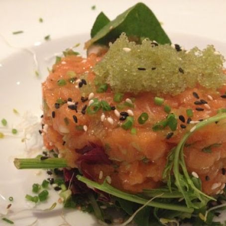 CEVICHE DE SALMON COREANO