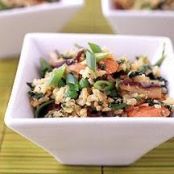 Ginger And Scallion Stir-Fried Brown Rice