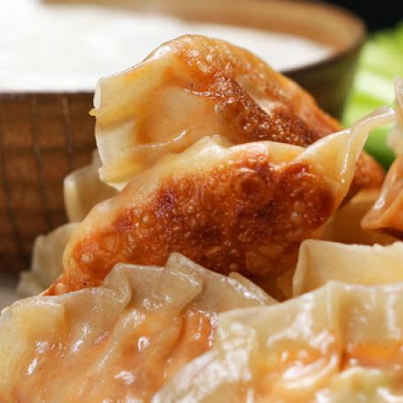 Buffalo Chicken Potstickers