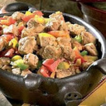 Chili Verde with Lime Cilantro Cream