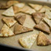 Garlic Pita Crisps