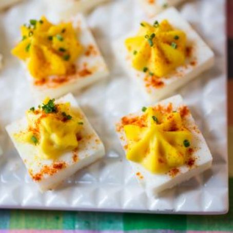 Square Devilled Eggs