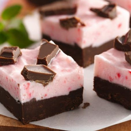 Double-Layer Mint Fudge
