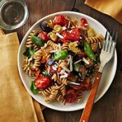 Tomato and Eggplant Fusilli