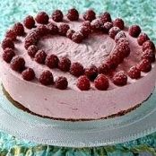 Hallonmoussetårta (glutenfri)