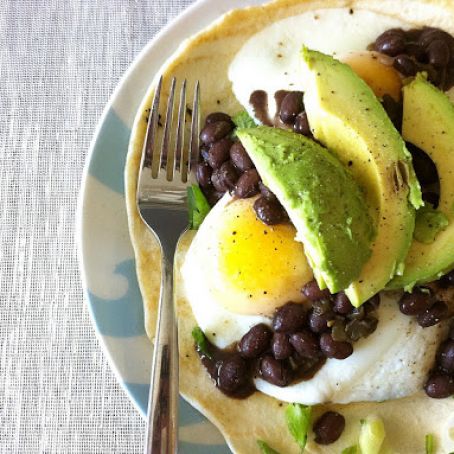 Egg, Beans and Avocado
