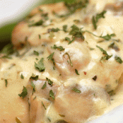 Chicken Breasts with Mushrooms & Cream