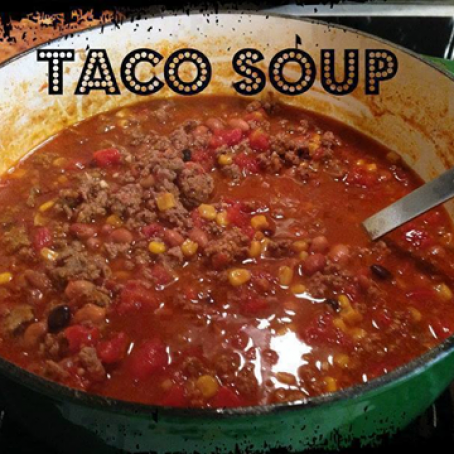 Original Taco Soup CrockPot Recipe