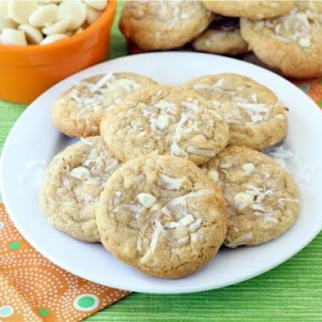 Coconut White Chocolate Chunk Cookies