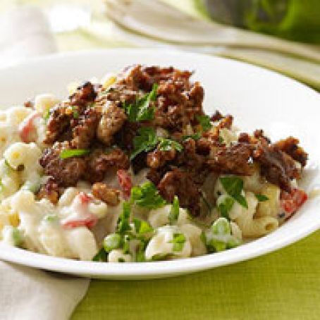 Fancy Manchego Mac with Chorizo