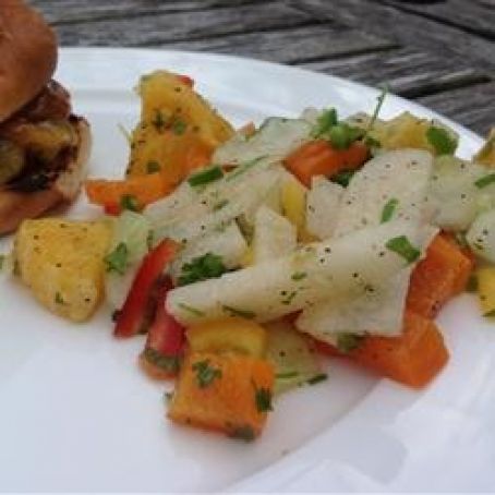 Sweet and Spicy Jicama Salad