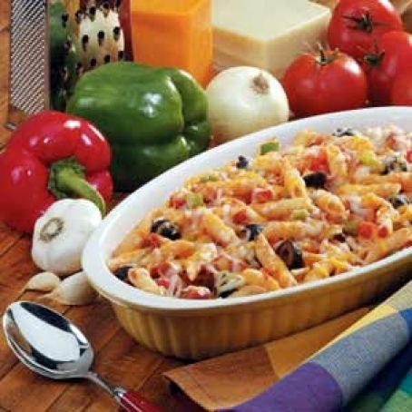 Penne Salami Bake Recipe