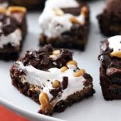Chocolate Peanut Butter Mallow Bars