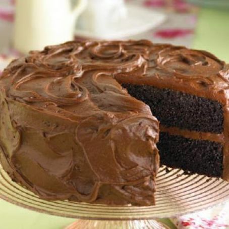 Buttercream Devil’s Food Cake