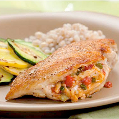 Chicken Breasts Stuffed with Pimiento Cheese