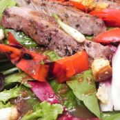 Grilled Sirloin Salad with Ginger-Sesame Dressing