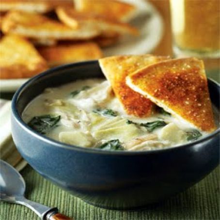 Spinach-Artichoke Soup