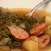 Hearty Kielbasa and Kale Soup