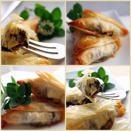 PASTELITOS SALADOS GRIEGOS, SPANAKOPITA