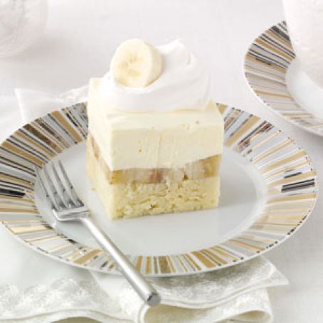 Bananas & Cream Pound Cake Recipe